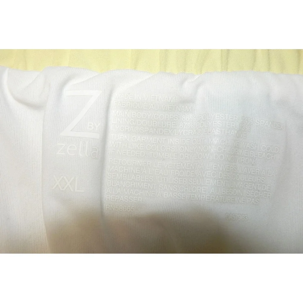Zella Women's Elastic Wide Waistband Aero‎ Running Shorts in Yellow Elfin 2XL